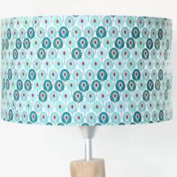 Lampshade - Pendant Light With Mini Green Peacock Feather Motifs, Ideal Christmas/Birthday Gift, Exotic Tropical Decor - thumbnail 2