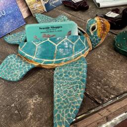 Sea Turtle Kemp's Ridley Tortoise Loggerhead Baby Business Card Holder - thumbnail 4