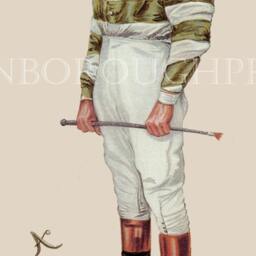 J E Watts Jockey Print Horse Racing Wall Art - thumbnail 2