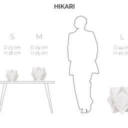 Origami Table Lamp in Paper - thumbnail 4