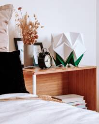 Origami Table Lamp in Paper
