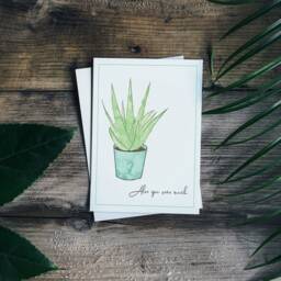 Love Themed Flower Puns/ Wall Art Print/ All Five Package Set/ Print Design/ Graphic Watercolor Ascetic/ Line Drawn - thumbnail 2