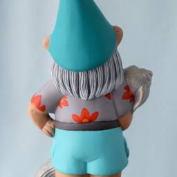 Gnome Statue - Holding A Seashell Beach Gnome Tropical Flip Flop Summer - thumbnail 3