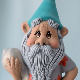 Gnome Statue - Holding A Seashell Beach Gnome Tropical Flip Flop Summer - thumbnail 2