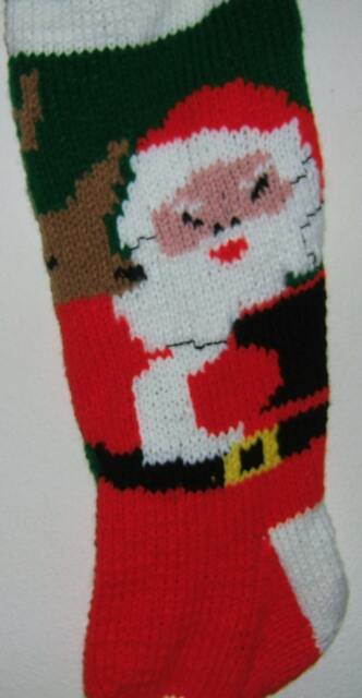 Personalized Hand Knitted Christmas Stocking - image 1