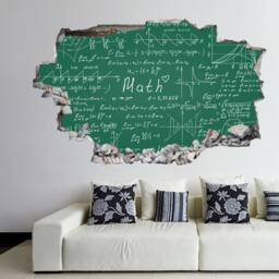Math Formulas Wall Decal Sticker Mural Poster Print Art Mathematics School Decor Gc4 - thumbnail 2