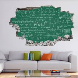 Math Formulas Wall Decal Sticker Mural Poster Print Art Mathematics School Decor Gc4 - thumbnail 1