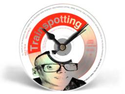 Trainspotting Cd Clock
