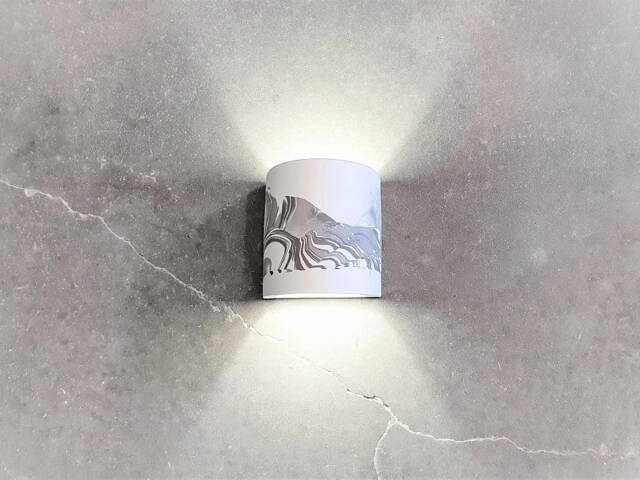 Handmade Ceramic Wall Sconce Modern Up Down Led Light - image 1