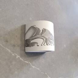 Handmade Ceramic Wall Sconce Modern Up Down Led Light - thumbnail 4