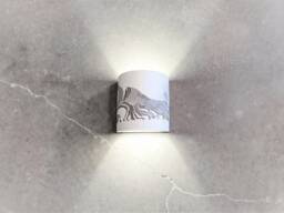 Handmade Ceramic Wall Sconce Modern Up Down Led Light - thumbnail 1