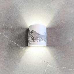Handmade Ceramic Wall Sconce Modern Up Down Led Light - thumbnail 2
