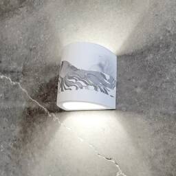 Handmade Ceramic Wall Sconce Modern Up Down Led Light - thumbnail 3