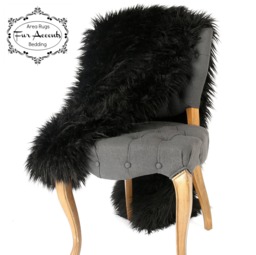 Plush Faux Fur Throw Blanket - Shag Bedspread, Usa Made