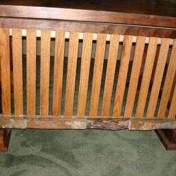 Unique Solid Hardwood Risk Map Coffee Table/Desk - thumbnail 4