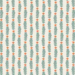 Floral Rifle Paper Co. Crib Sheet Vine Garden Red Flowers - thumbnail 4