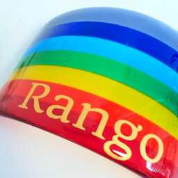 Fused Glass Rainbow Bridge Ornament Pet Memorial Keepsake - thumbnail 2