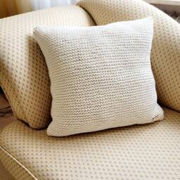 Knitted Cushion, Gift Idea, Modern Home Decor, Decorative Stylish Sofa Scandinavian Japandi Style - thumbnail 2