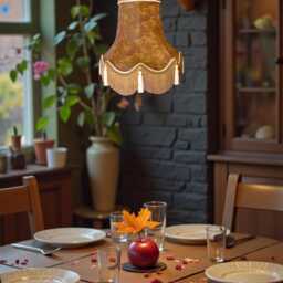 Bronze Paisley Fabric Lampshade Handmade in The UK For Table & Floor Standard Lamp Shades, Ceiling Lights, Clip On Wall Lights - thumbnail 4