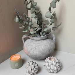 Rustic Acorn Tealight Candle Holder - Neutral Home Decor & Gifts - thumbnail 4
