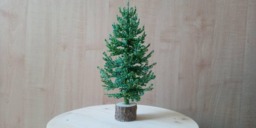 Beaded Christmas Tree Sculpture Wire Miniature - 25-30cm - thumbnail 1