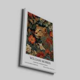 Cheetah William Morris Wall Art Vintage Poster, Floral Art Print - thumbnail 2