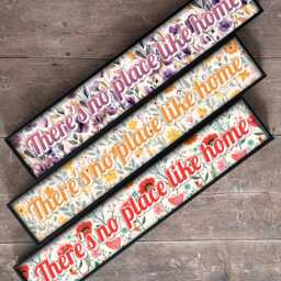 There's No Place Like Home Metal Print Retro Gallery Wall Art - thumbnail 1
