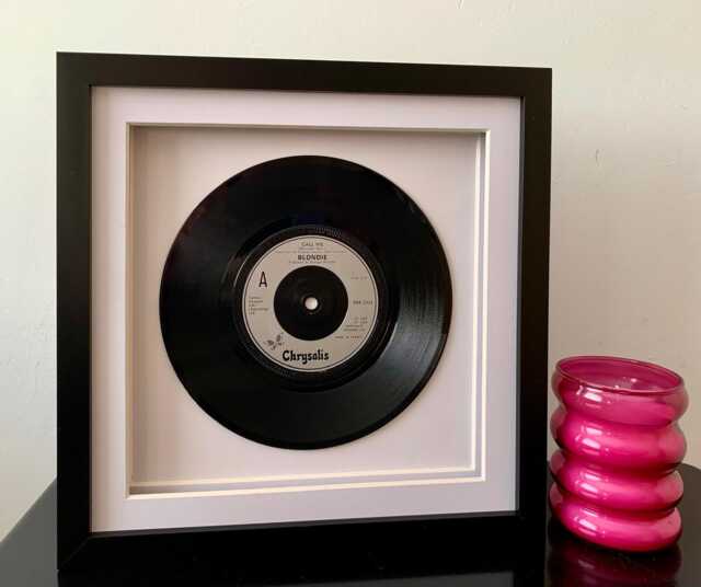 Blondie - Call Me Framed 7 Inch Vinyl Record Music Wall Art Gift - image 1