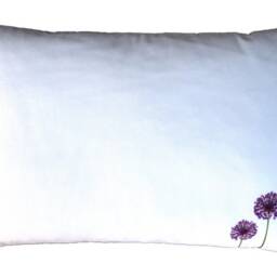 Pillowcase Flowers, Allium, Ornamental Leek, Purple, Violet, 40 X 60 cm, Cotton, Cushion Cover, Decorative Cushions, Sofa Heavy Quality - thumbnail 3