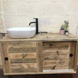 Camden - Handmade Reclaimed Timber Bathroom Furniture - thumbnail 3