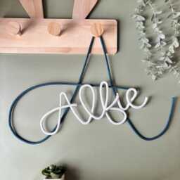 Nursery Name Sign Giant Letter Decorator Newborn Baby Wall Art - thumbnail 2