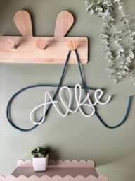 Nursery Name Sign Giant Letter Decorator Newborn Baby Wall Art - thumbnail 1