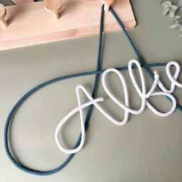 Nursery Name Sign Giant Letter Decorator Newborn Baby Wall Art - thumbnail 3