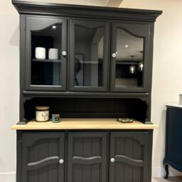 Farmhouse Welsh Dresser, Kitchen Display Storage Cabinet - thumbnail 3
