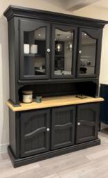 Farmhouse Welsh Dresser, Kitchen Display Storage Cabinet
