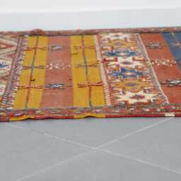 Handmade Wool Berber Rug Authentic Moroccan Carpet - 7, 8x4, 9 Ft - thumbnail 2