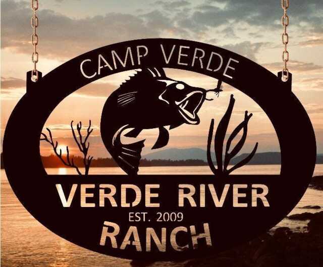 Metal Fish Sign Personalized Name Custom Plaque Laser Cut Steel Artwork Underwater Scene Rustic Cabin Lake House Wall Hanging Fisherman Gift - image 1