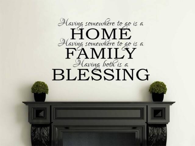 Having Somewhere To Go... Wall Art Quote, Sticker, Decal, Homely Decor, PVC - image 1