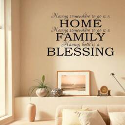 Having Somewhere To Go... Wall Art Quote, Sticker, Decal, Homely Decor, PVC - thumbnail 2