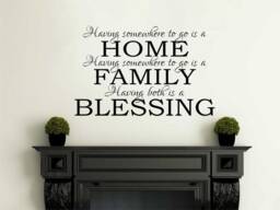 Having Somewhere To Go... Wall Art Quote, Sticker, Decal, Homely Decor, PVC - thumbnail 1