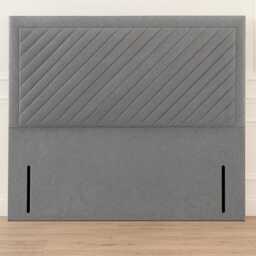 Plush Velvet Floor Standing Headboard - UK Sizes - thumbnail 3