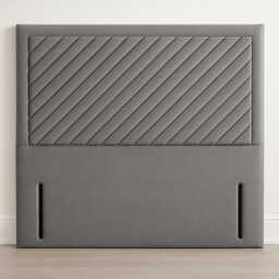 Plush Velvet Floor Standing Headboard - UK Sizes