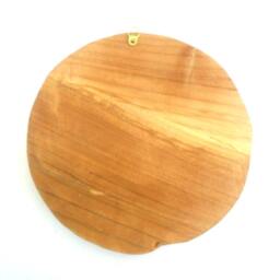 "Handmade Natural Teak Wood Round Shape Hand Carved Horse Carving Wall Hanging Art Home Decor 7.75""x0.75" - thumbnail 4