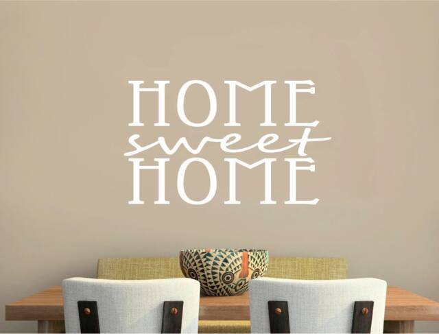 Home Sweet Wall Decal, Sticker, Quote Sticker Quote, Gift - image 1