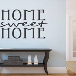 Home Sweet Wall Decal, Sticker, Quote Sticker Quote, Gift - thumbnail 3