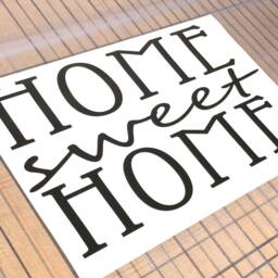 Home Sweet Wall Decal, Sticker, Quote Sticker Quote, Gift - thumbnail 2