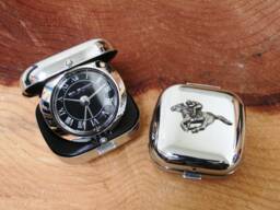 Horse Racing Style Flip Up Quartz Alarm Clock Riding Birthday Gift 187 Ac