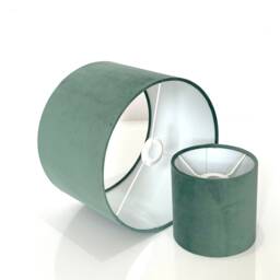 New Hq Modern Mint Velvet-Soft Velvet Table & Ceiling Lamp Shade Pendant Light Multi Sizes & Shapes - thumbnail 2