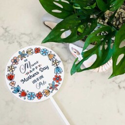Mothers Day Personalised Plant Spike Gift #1 - Planter Stick Plantpot Thank You School Christmas - thumbnail 3