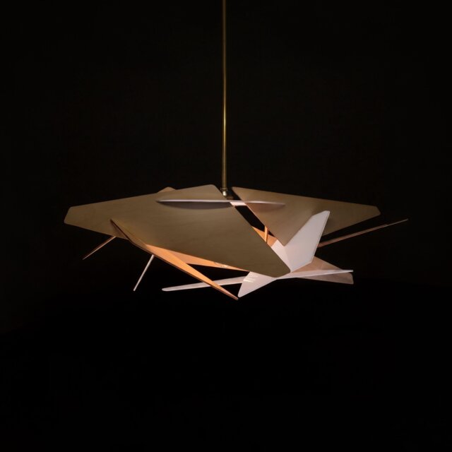 Scandinavian Wood Pendant Light Modern Kitchen Island Lighting - image 1